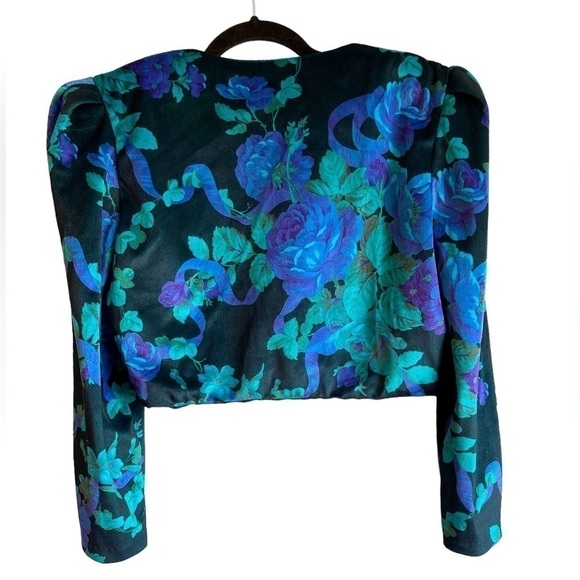 Vintage Algo-Ettes Floral Dress and  Crop Jacket - Picture 7 of 10